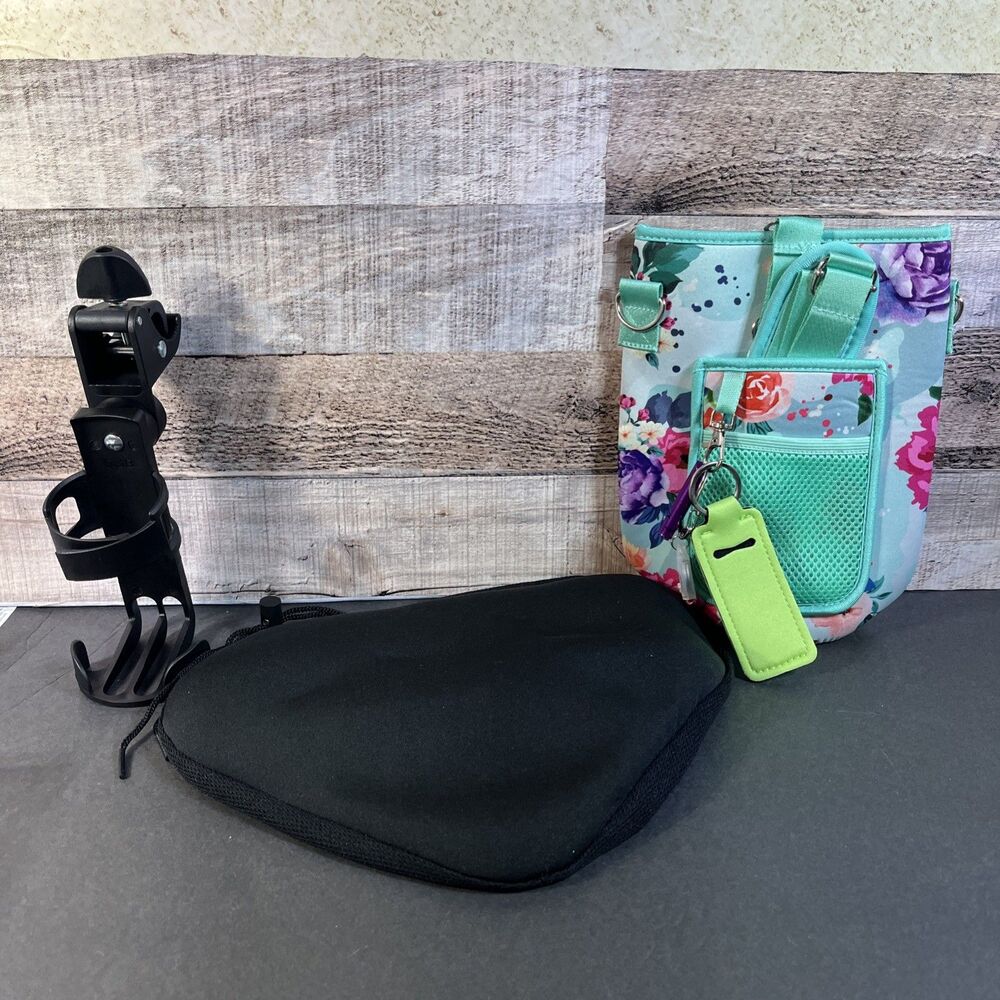 Cycling Essentials Kit New Bike Seat Cover Bottle Holder Carrier Bag Flashlight